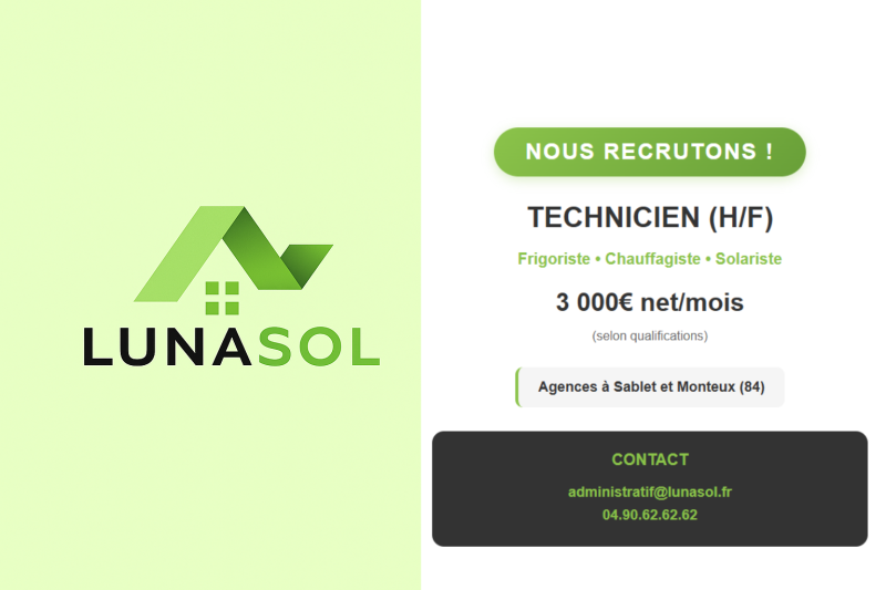 offre d'emploi dans le Vaucluse