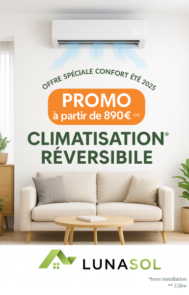 Promotion sur les climatisations chez Lunasol (Vaucluse)