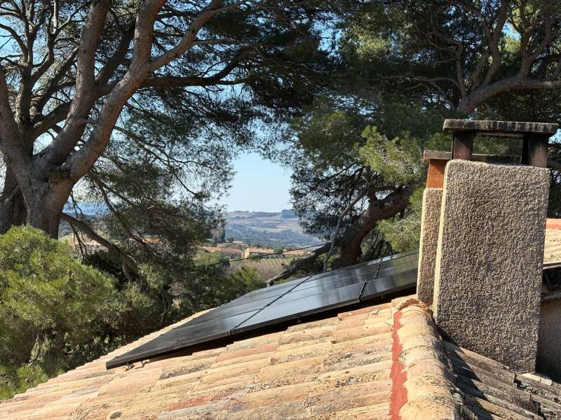 Installation de panneaux solaires à Piégon (26)par Lunasol.